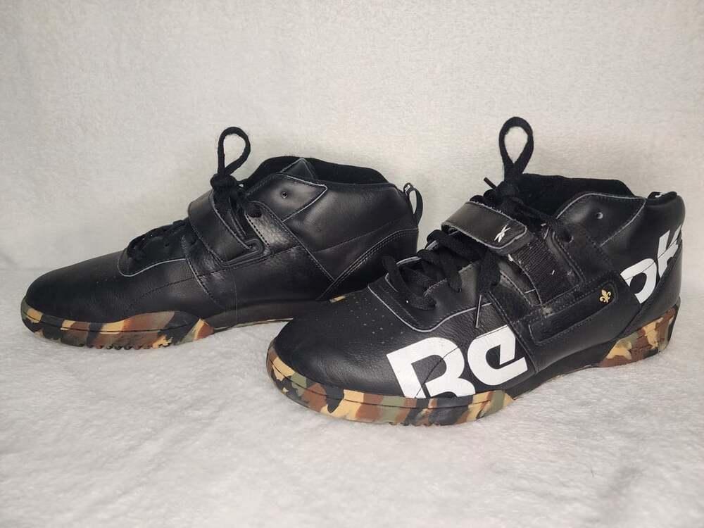Reebok Workout Mid Strap 3AM Black Camo Sneakers